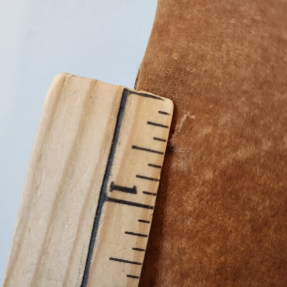 Scully Leather Boar Suede Fringe Mountain Jacket Bourbon Men 50 Cowboy Western - Picture 3 of 16